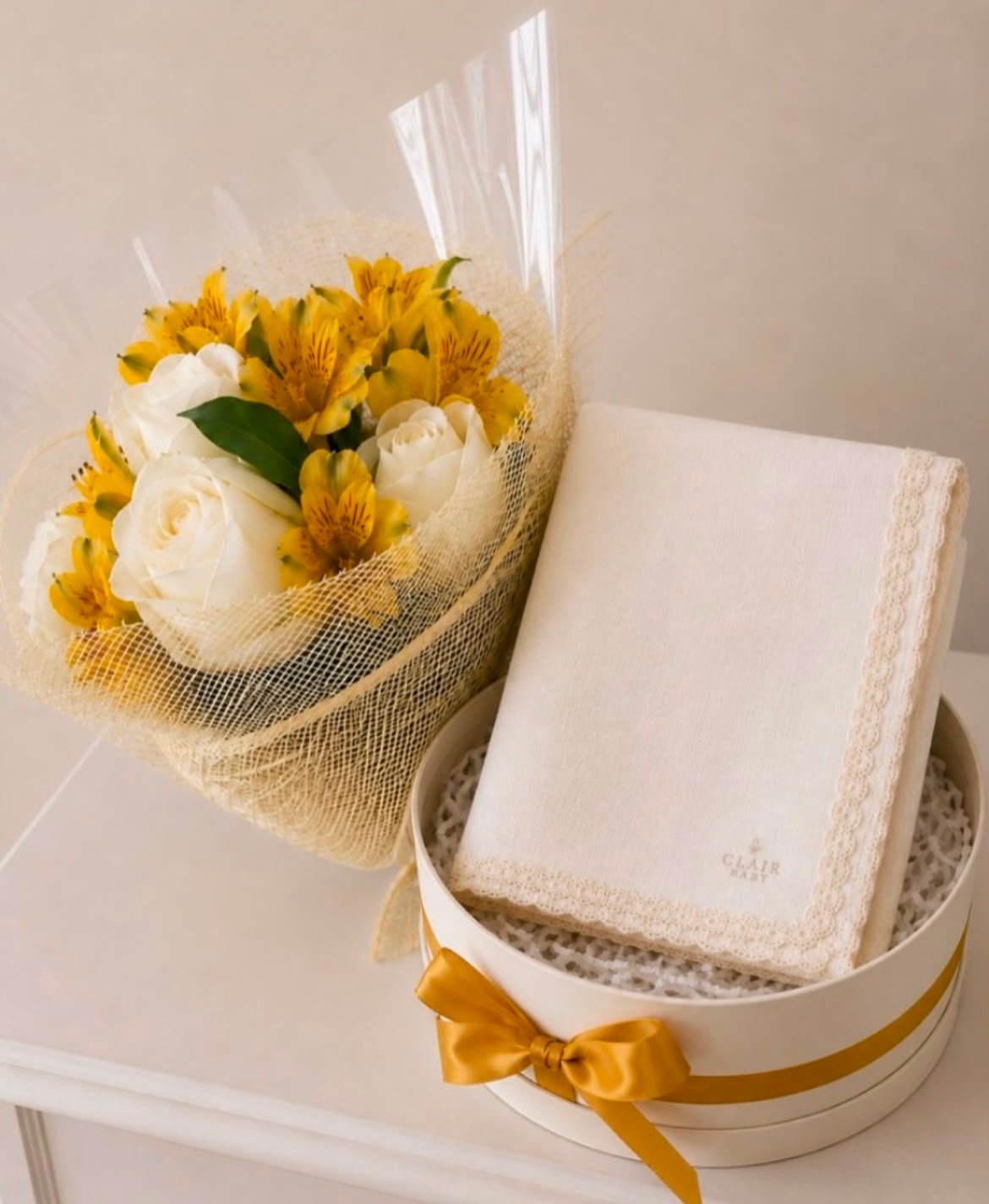 Criação artesanal com flores